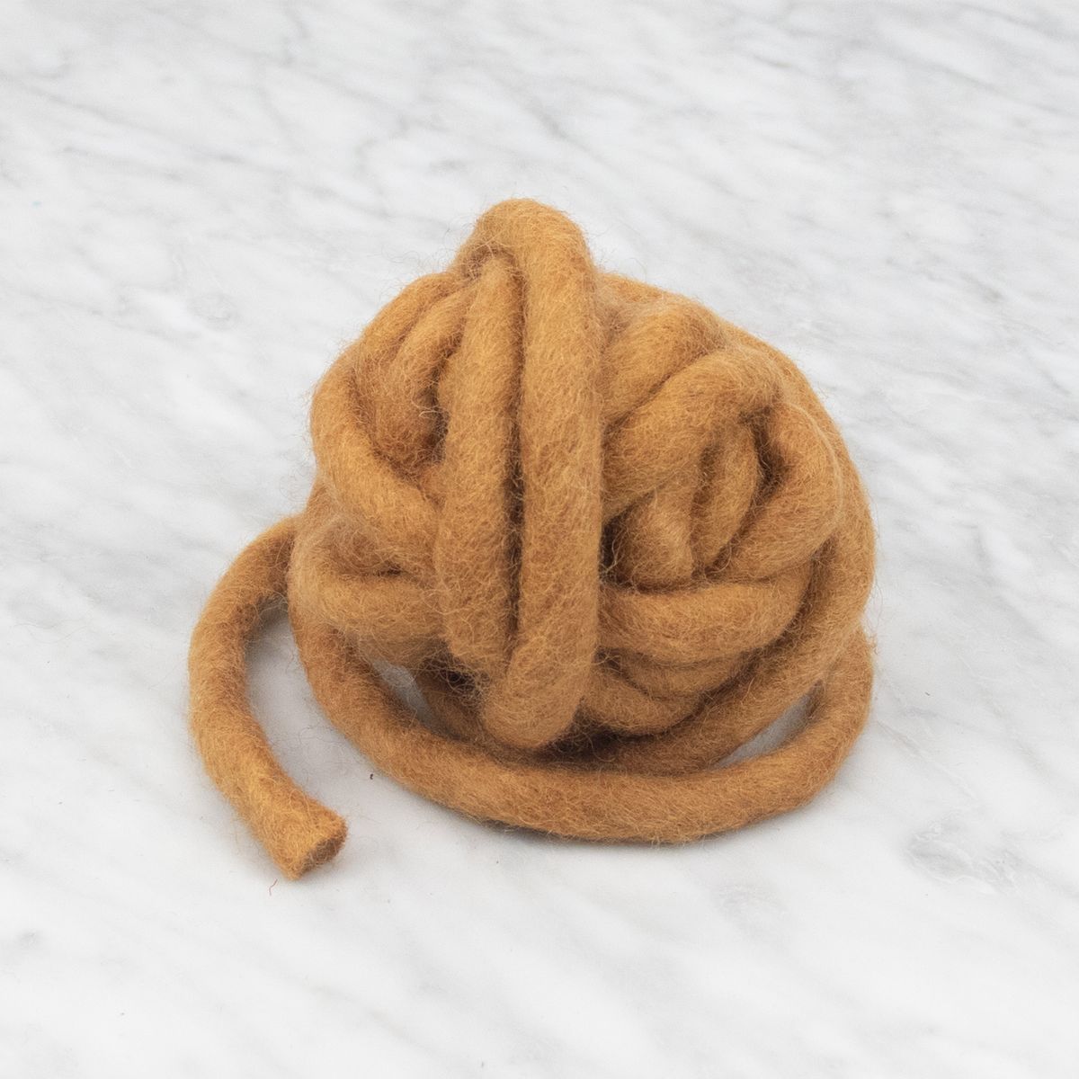 Chunky Felted Rope - Antique Gold