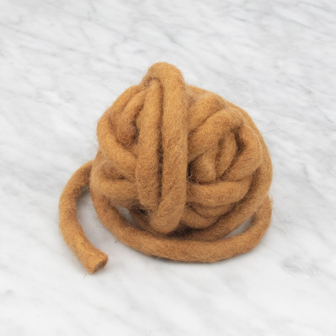 Chunky Felted Rope - Antique Gold