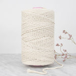 3mm Recycled Cotton String - Natural - 1 kg