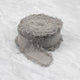 Cotton Ribbon Roll - Silver Grey