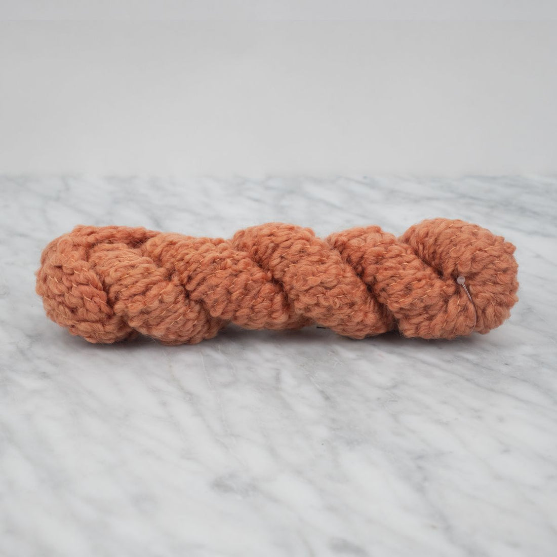 Merino Bouclé Yarn - Vermillion Orange - 100 grams