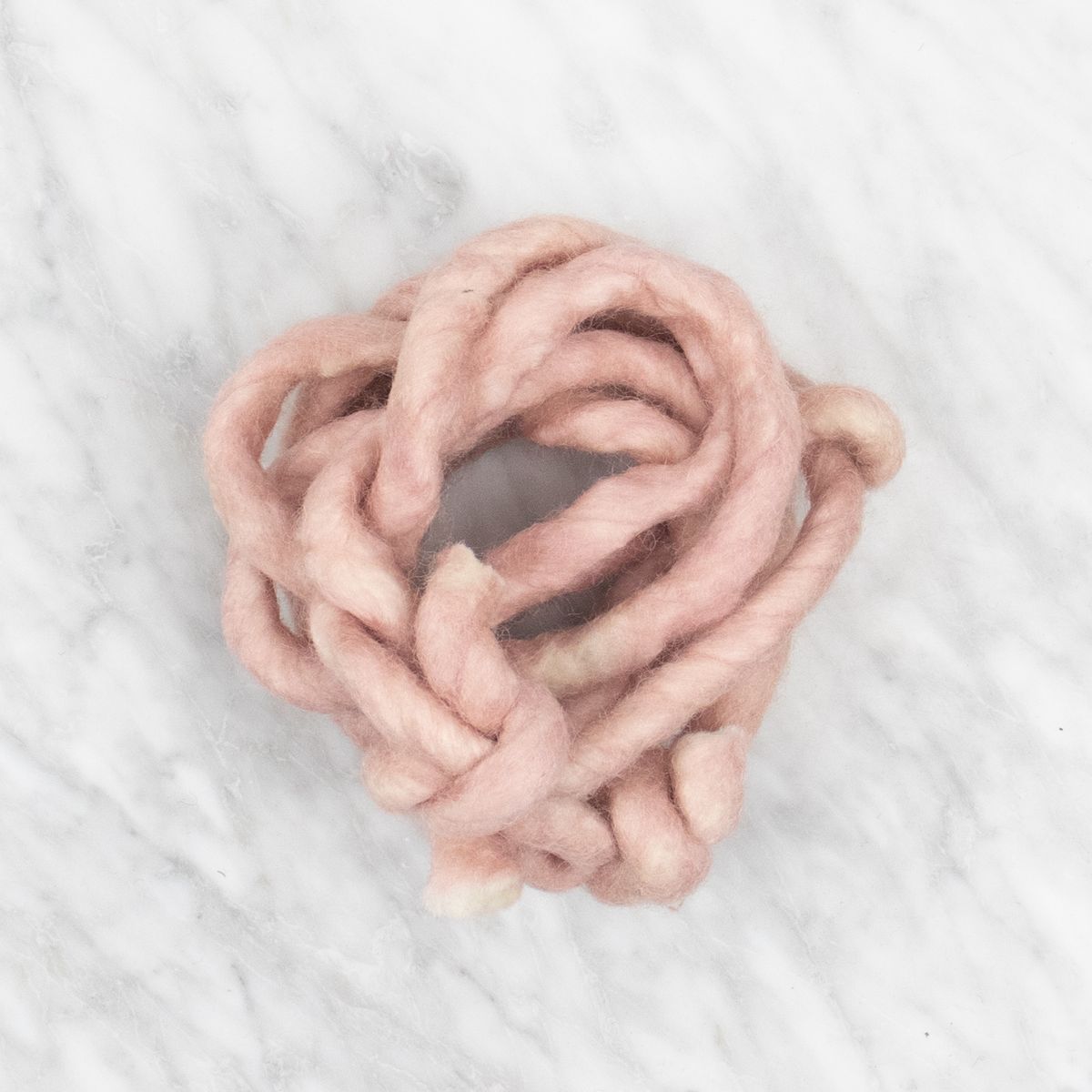 Chunky Felted Rope - Lotus - 100 grams