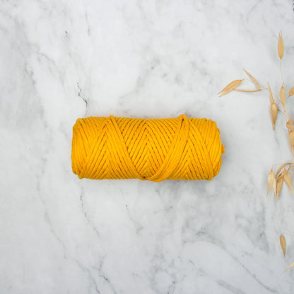 3 mm Recycled Cotton String 200gr / 7oz sun