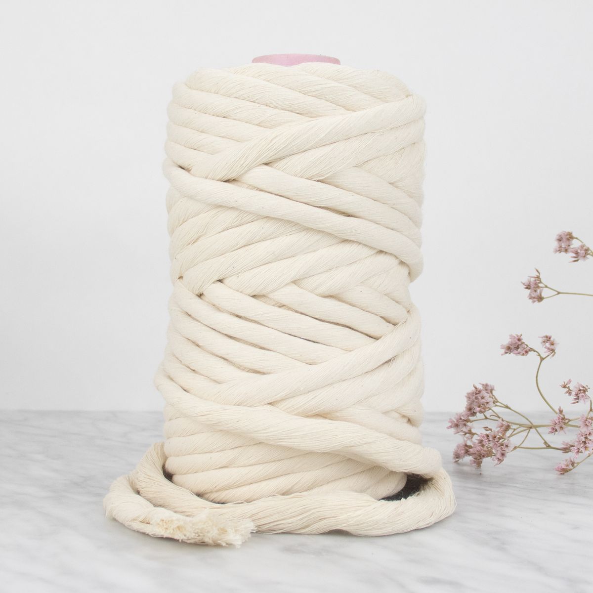 12 mm Natural Recycled Cotton String 1 kg