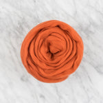 Organic Merino Wool Roving - Brick