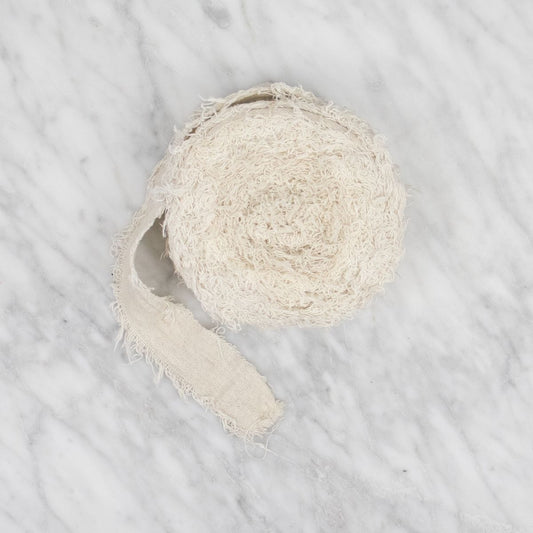 Cotton Ribbon Roll - Woolly White