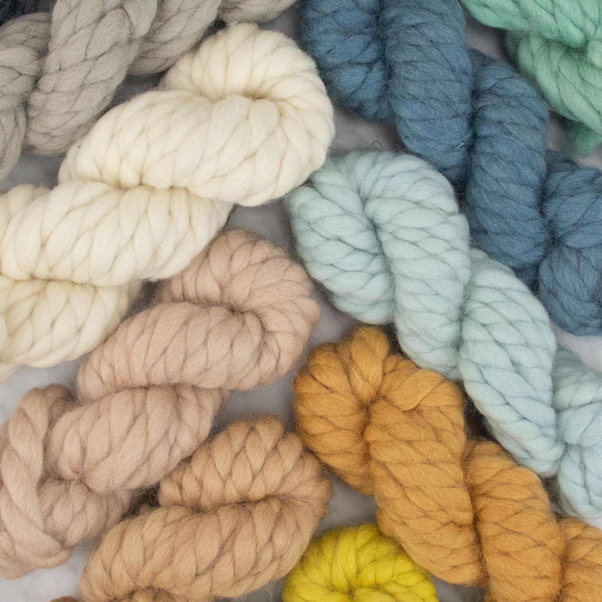 Chunky Merino Wool Twist - Orange Rust