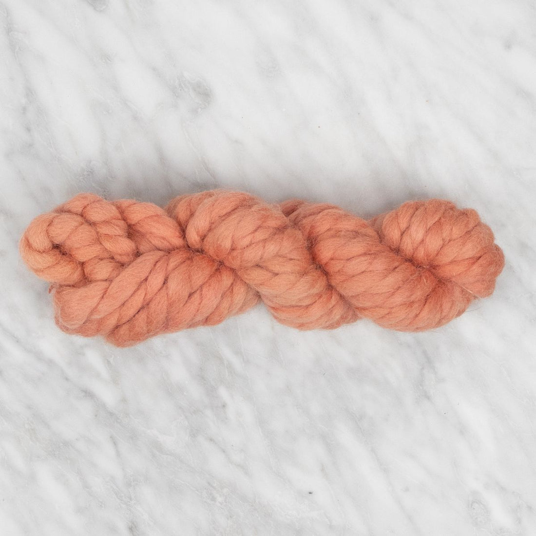 Chunky Merino Wool Twist - Orange Rust