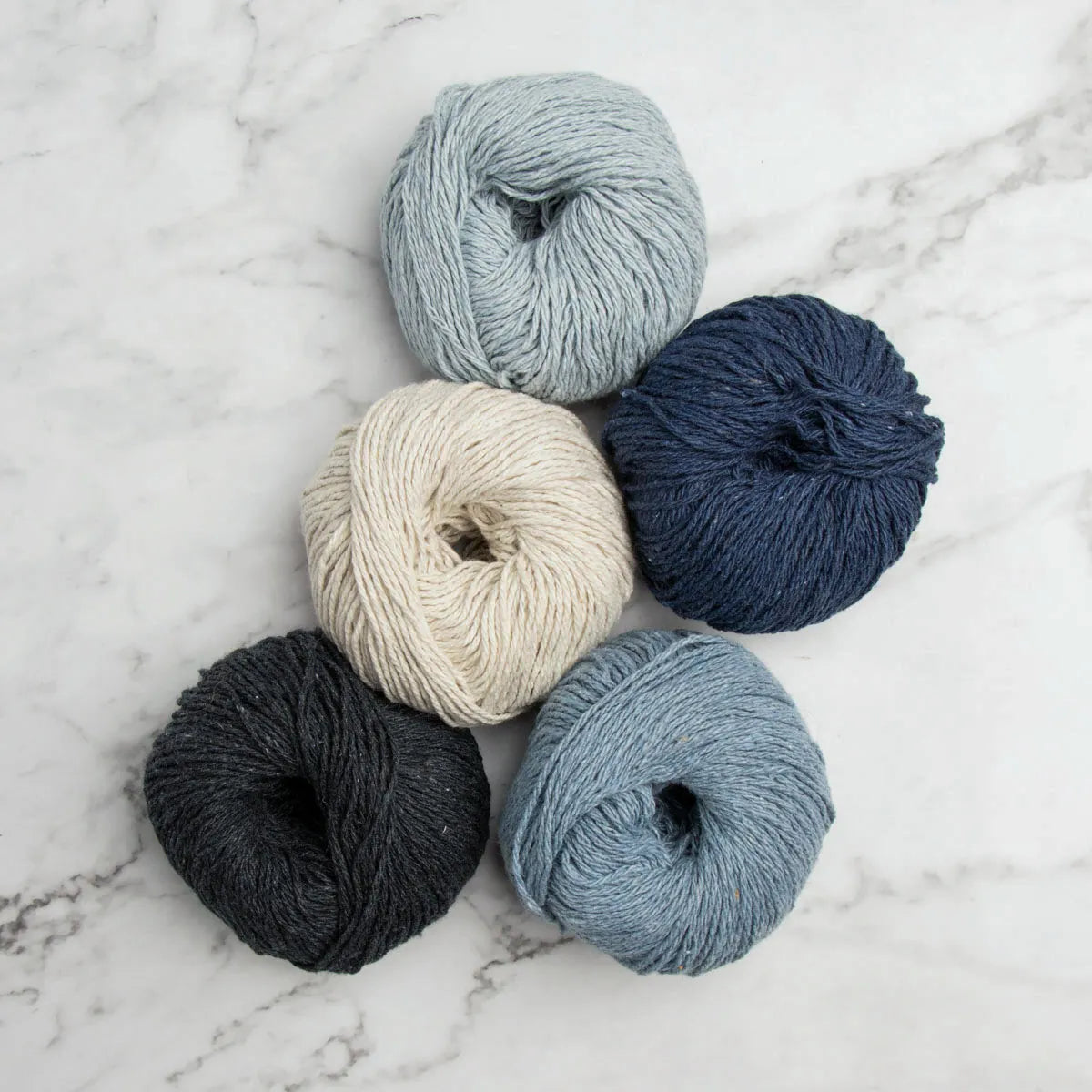 Recycled Denim Yarn - Sky Blue (3ply)