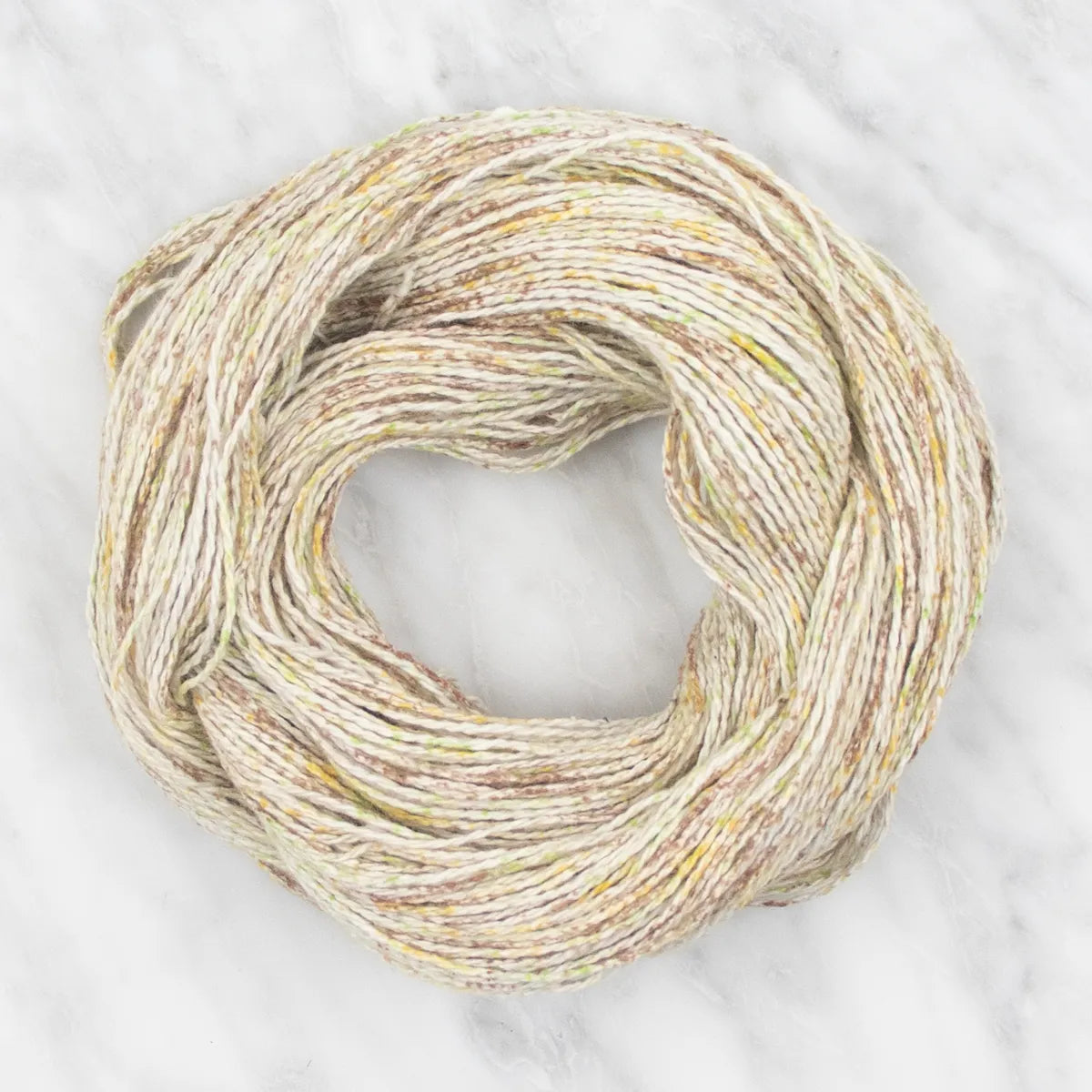 Recycled Denim Yarn Painted - Vanilla (2ply)