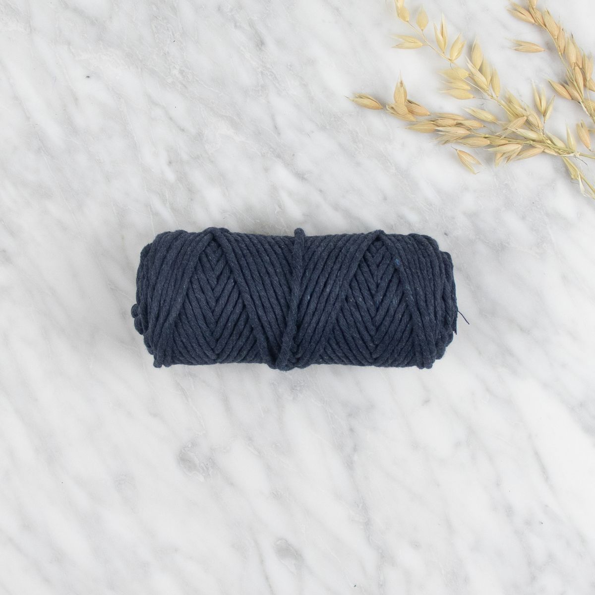 3 mm Recycled Cotton String 200gr / 7oz Navy