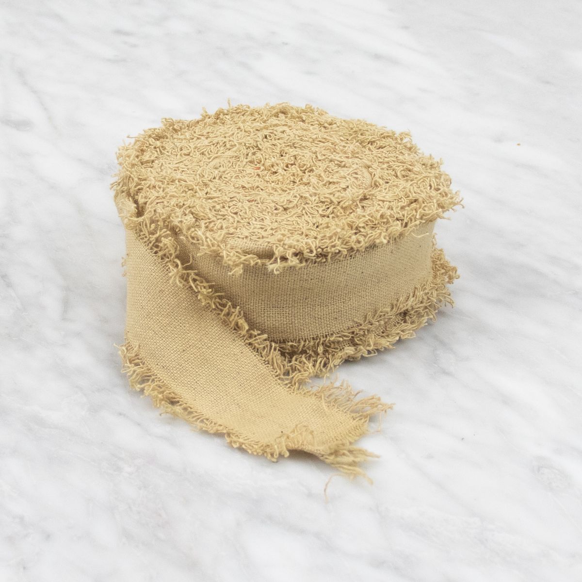 Cotton Ribbon Roll - Sand