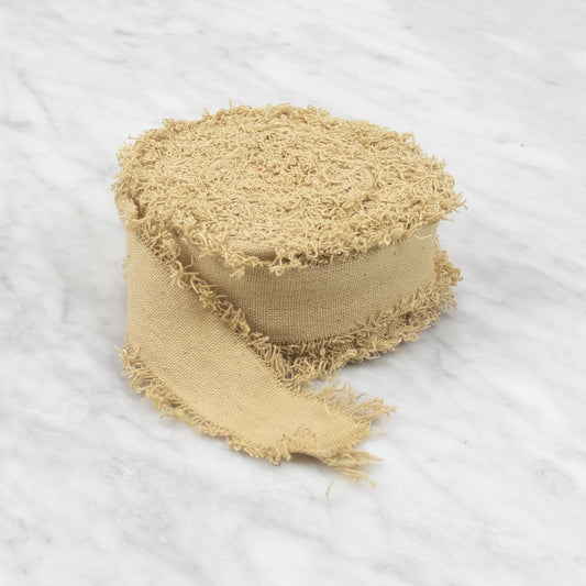 Cotton Ribbon Roll - Sand