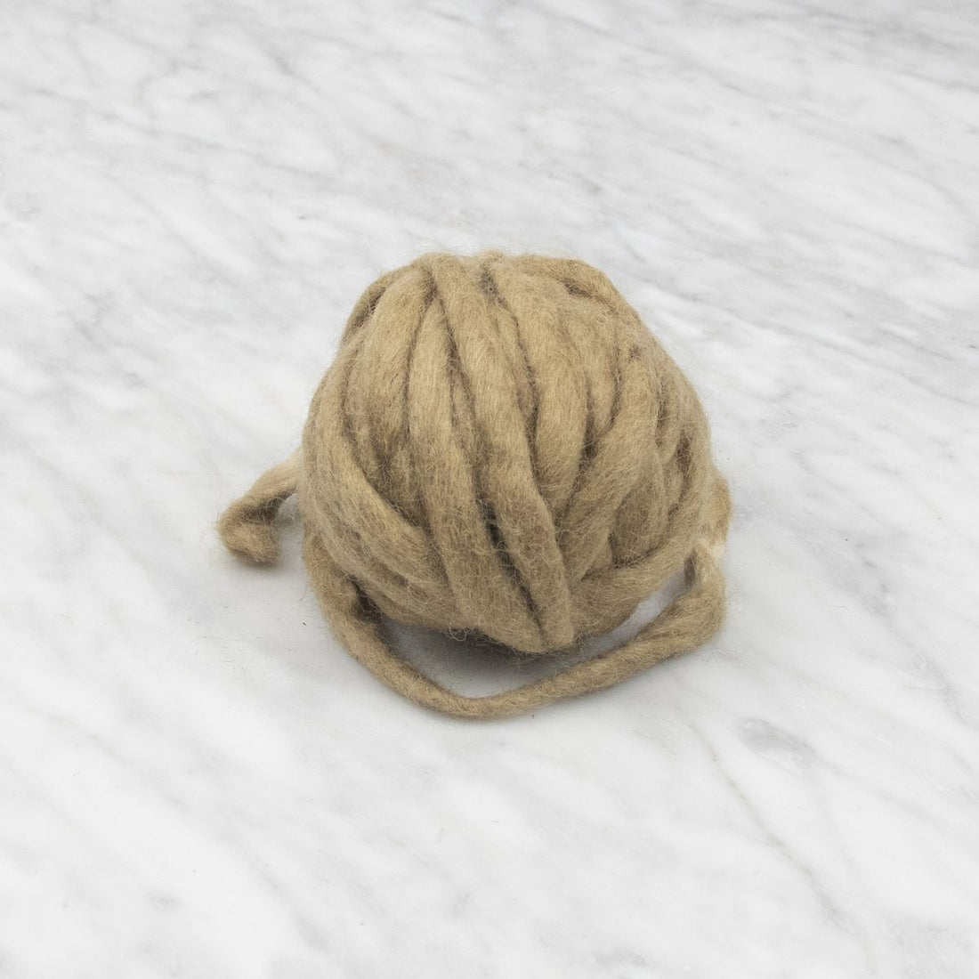 Chunky Wave Felted Yarn - Khaki