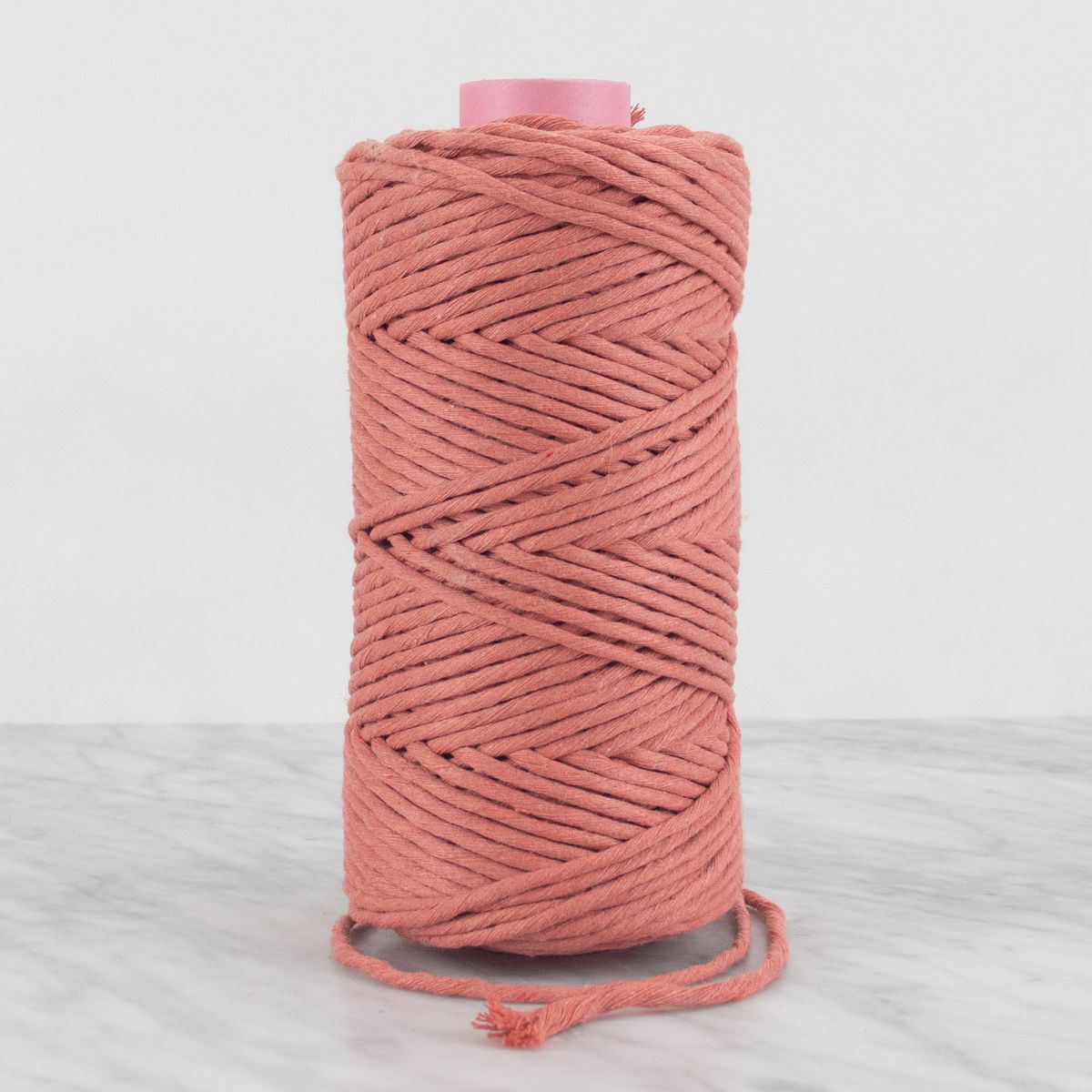 5mm Recycled Cotton String 0.5 kg - Peach