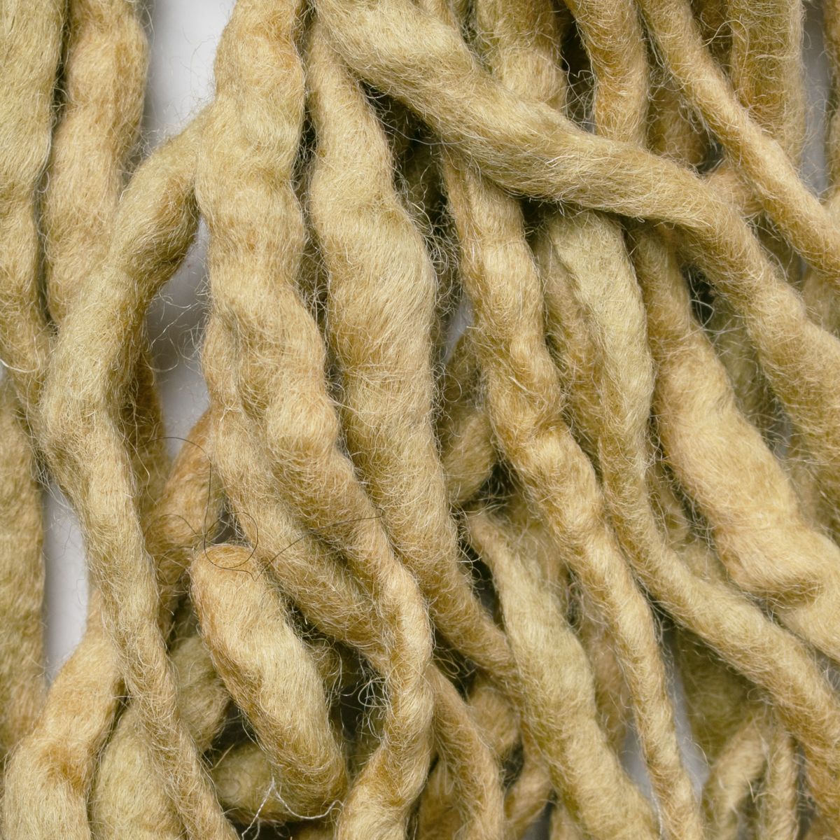 Chunky Wave Felted Yarn - Dried Moss - 100 grams