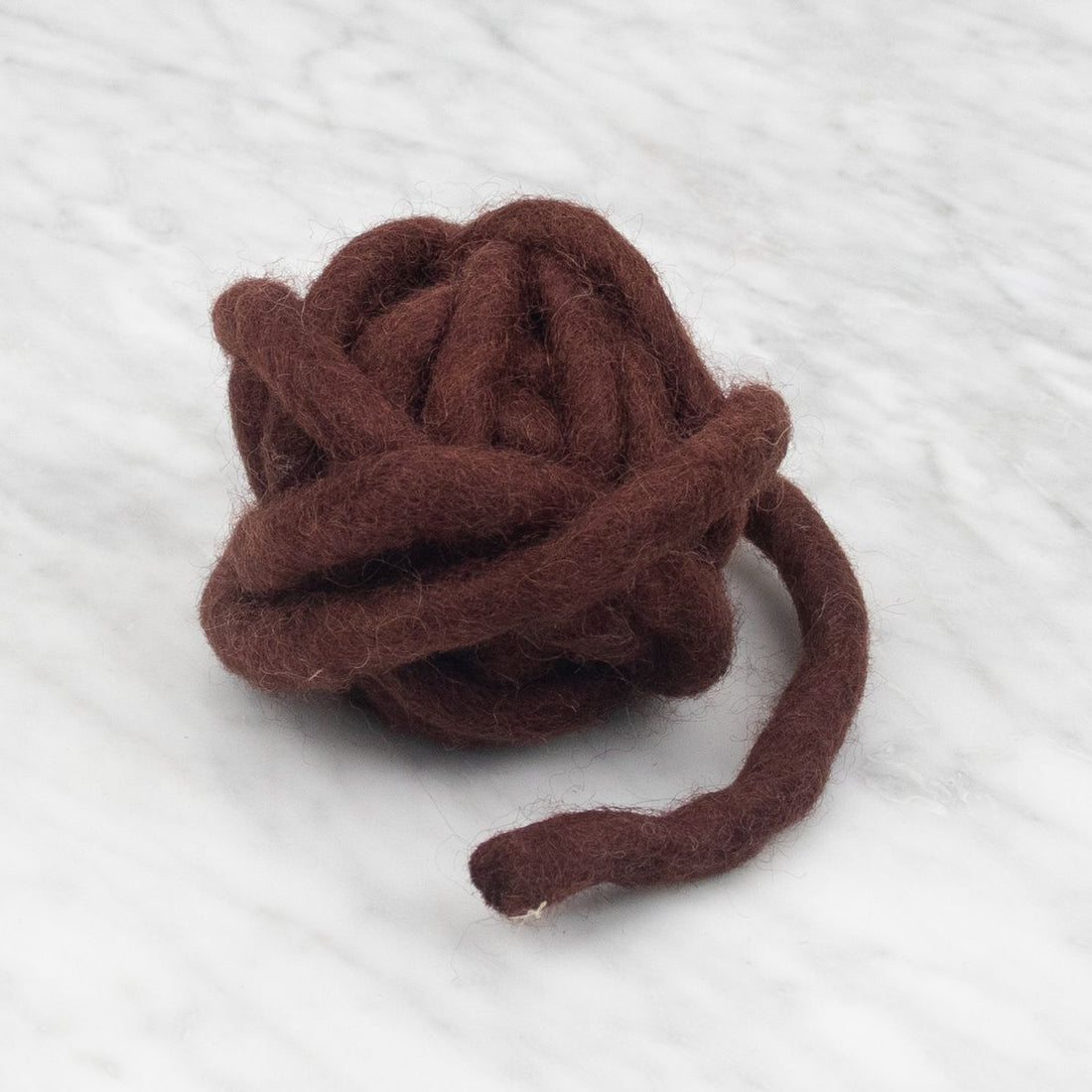 Chunky Felted Rope - Red Oak