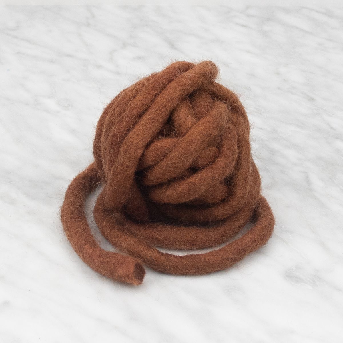 Chunky Felted Rope - Bronze