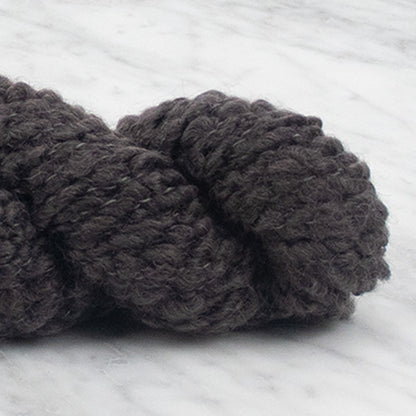 Merino Bouclé Yarn - Coal - 100 grams