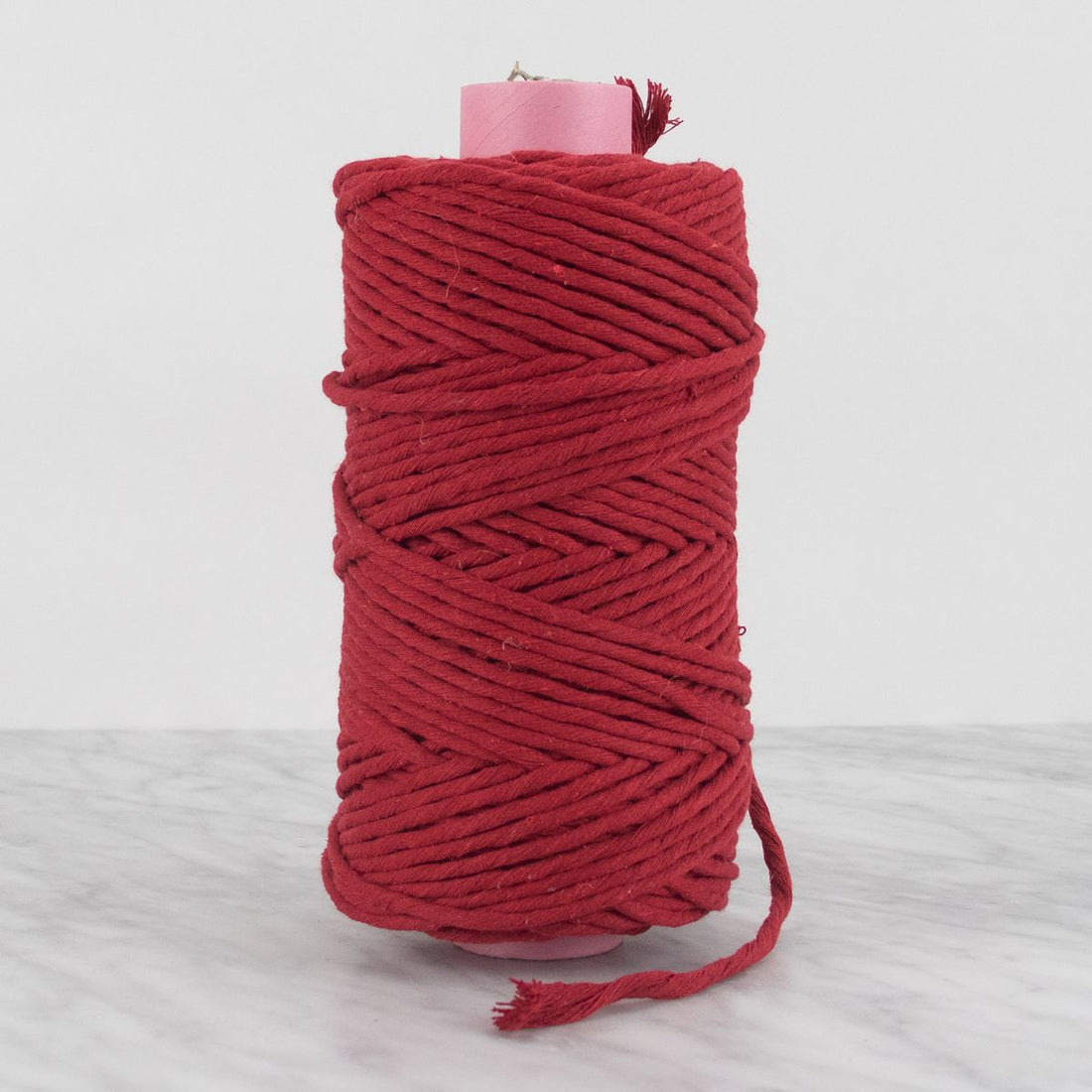 5 mm Recycled Cotton String 0.5 kg - Cherry
