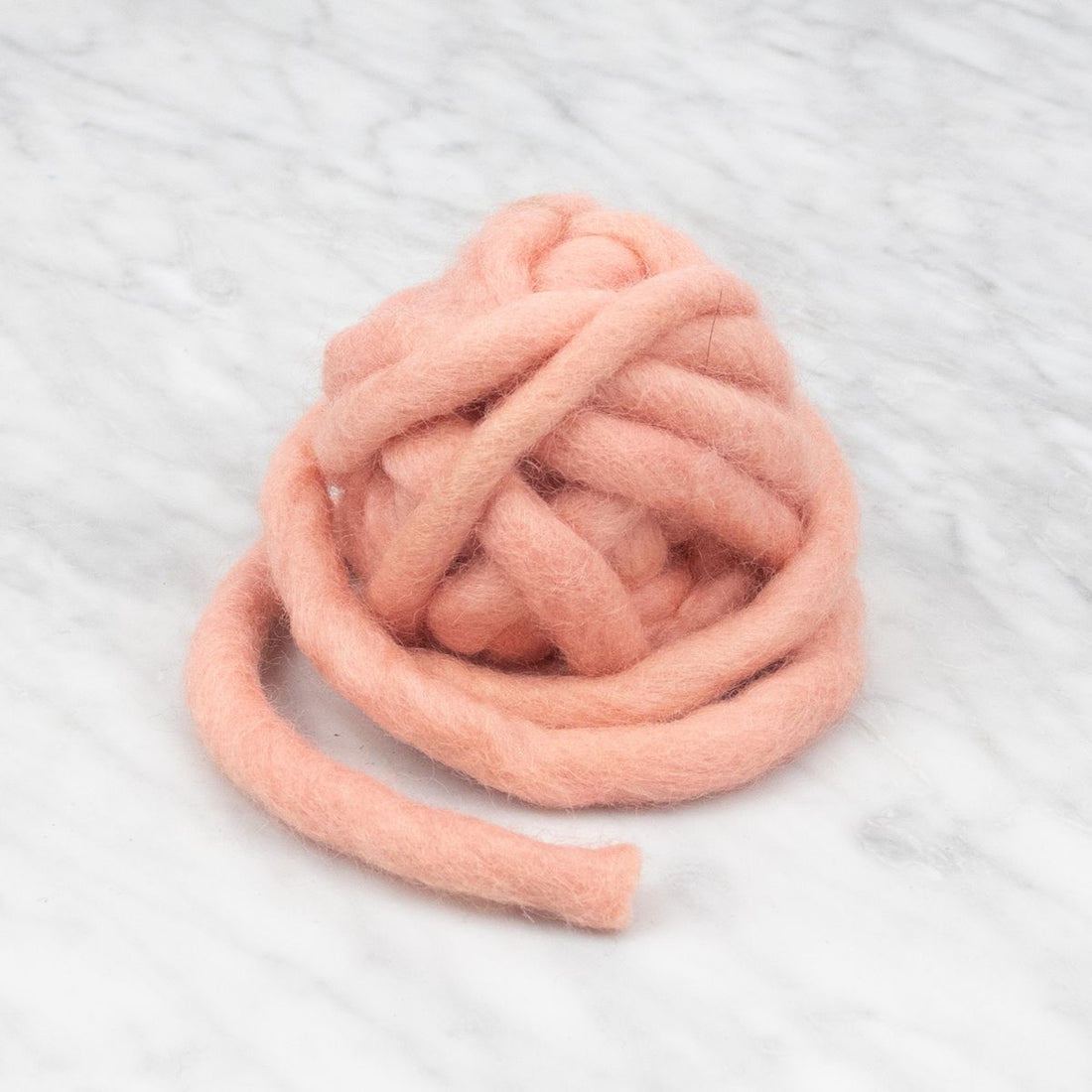 Chunky Felted Rope - Peach Blossom