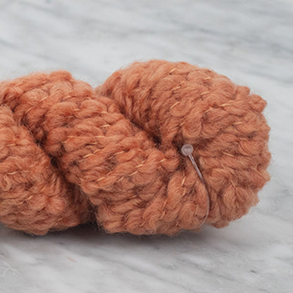 Merino Bouclé Yarn - Vermillion Orange - 100 grams