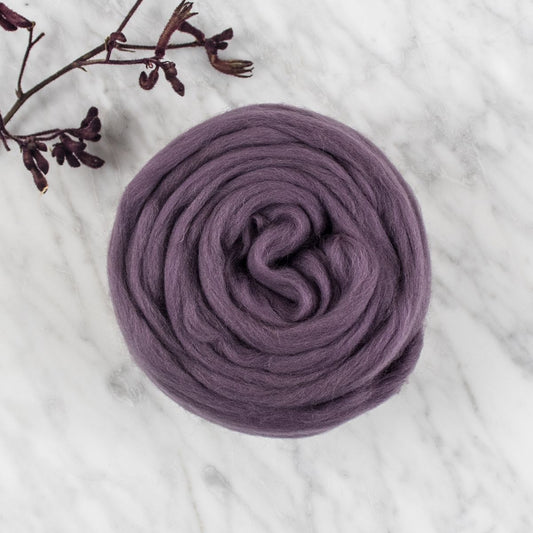 Organic Merino Wool Roving - Dusty